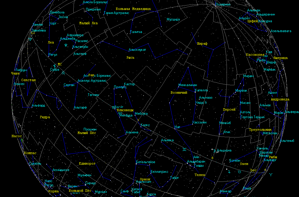 Программа карта неба