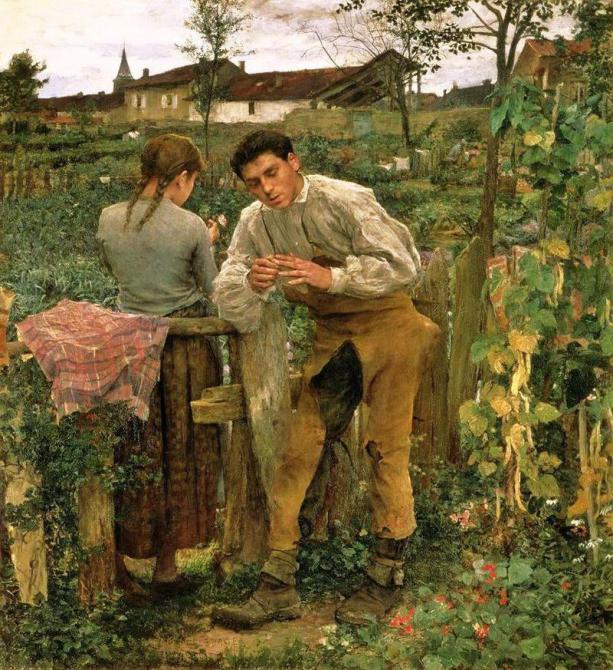 Жюль Бастьен-Лепаж - Деревенская любовь (1882)