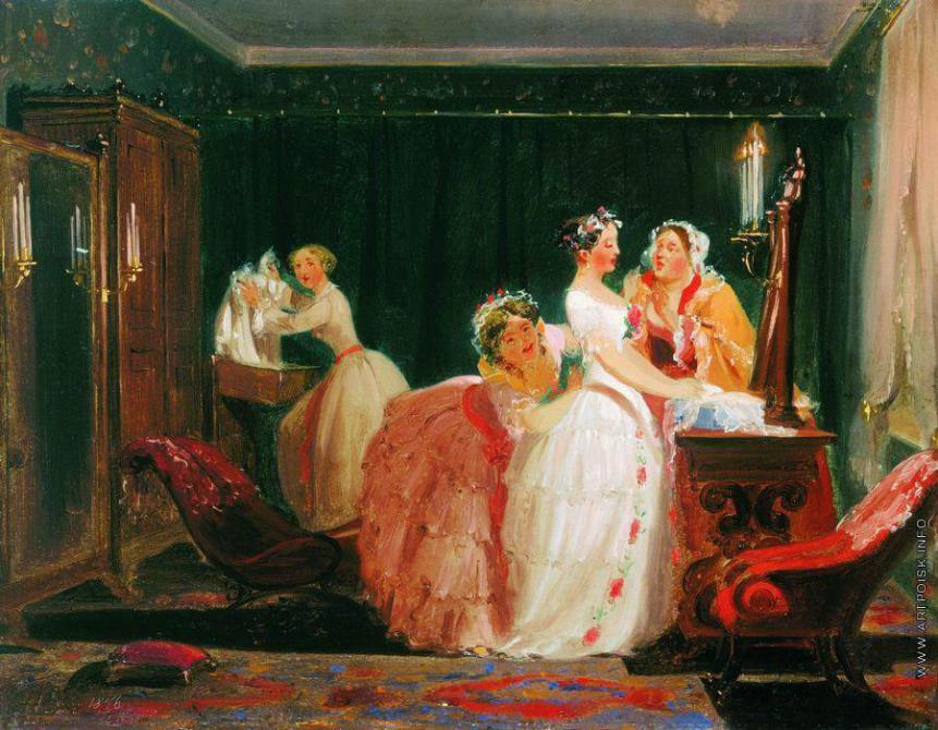 Фёдор Бронников - Сборы к венцу (1856)