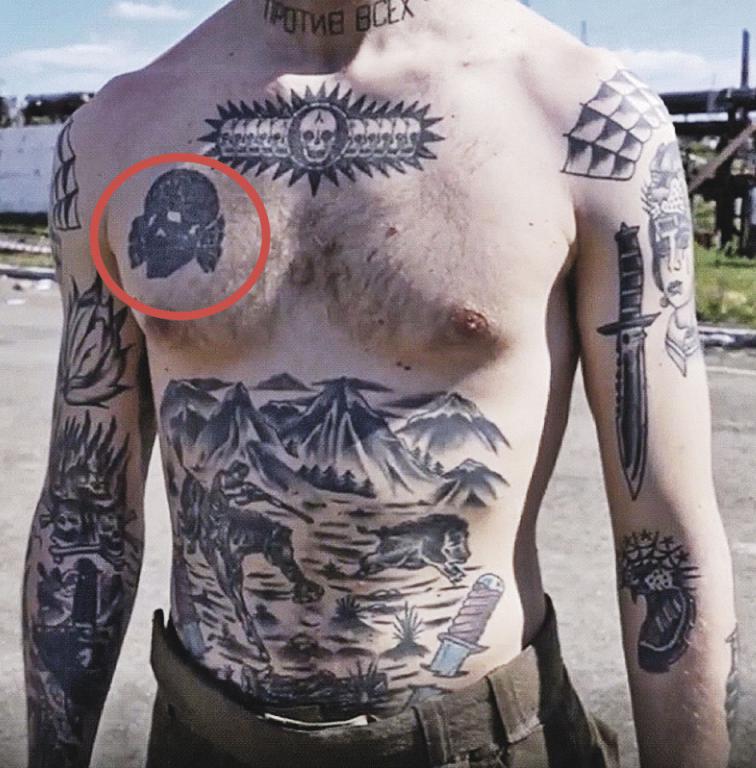 Нацистские Татуировки солдат Украины фото с названиями
